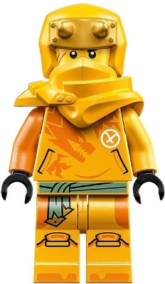 LEGO® Minifigure - NINJAGO® Dragons Rising - Arin with Dragon Shirt & Horned Hood - njo0822