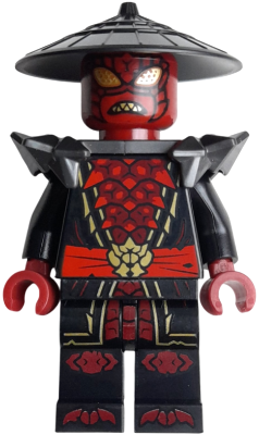 LEGO® Minifigure - Ninjago : Dragons Rising Season 3 - Drix - Pearl Dark Gray Shoulder Armor - njo0924