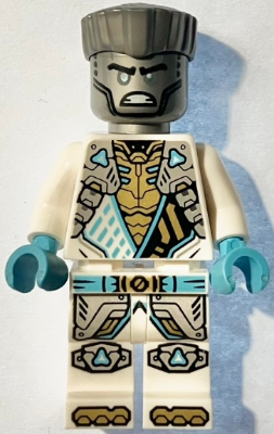LEGO® Minifigure - Ninjago: Dragons Rising Season 3 - Zane, Dragons Rising, Tunic with Shoulder Armor, Hair, Angry - njo0993