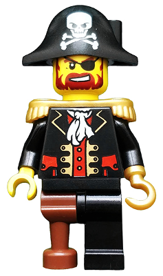 LEGO® Minifigure - Pirates - Captain Brickbeard - pi081