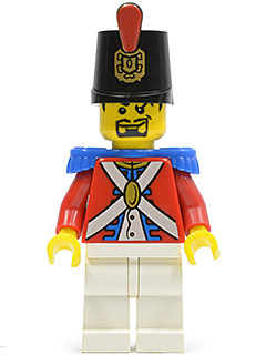 LEGO® Minifigure - Pirates - Imperial Soldier II - Shako Hat Printed, Black Goatee - pi092