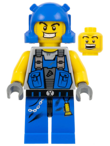 LEGO® Minifigure - Power Miners - Power Miner - Beard Stubble Guy - pm006