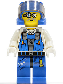 LEGO® Minifigure - Power Miner - Brains, Visor - pm019