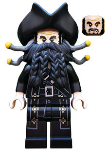 LEGO® Minifigure - Pirates of the Carribeaan - Blackbeard - poc007