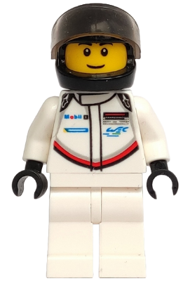LEGO® Minifigure - Speed Champions - Porsche 911 RSR Driver - Black Helmet - sc058