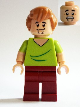 LEGO® Minifigure - Scooby-Doo - Shaggy Rogers - Closed Mouth - scd001