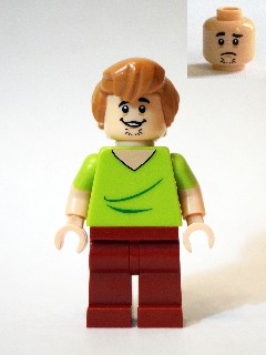 LEGO® Minifigure - Scooby-Doo - Shaggy Rogers - Open Mouth Grin - scd003