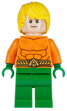 LEGO® Minifigure - Super Heroes : Batman II - Aquaman - Yellow Tousled Hair - sh0050