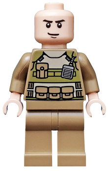 LEGO® Minifigure - Super Heroes Man of Steel - Colonel Hardy - sh0079