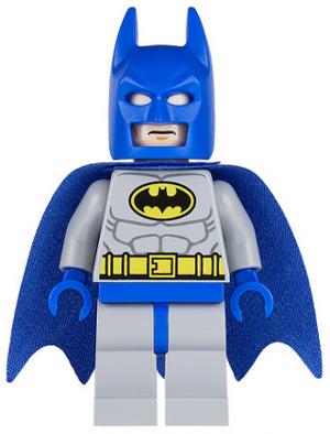 LEGO® Minifigure - Super Heroes - Batman (Light Bluish Gray Suit) - sh0111