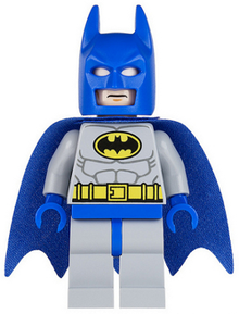 LEGO® Minifigure - Super Heroes - Batman (Light Bluish Gray Suit) - sh0111