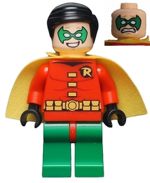 LEGO® Minifigure - Super Heroes - Robin (Very Short Cape) - sh0112a