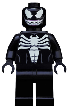 LEGO® Minifigure - Marvel™ Ultimate Spider-Man™ - Venom - White Teeth Together - sh0113