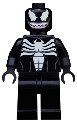 LEGO® Minifigure - Marvel™ Ultimate Spider-Man™ - Venom - White Teeth Together - sh0113