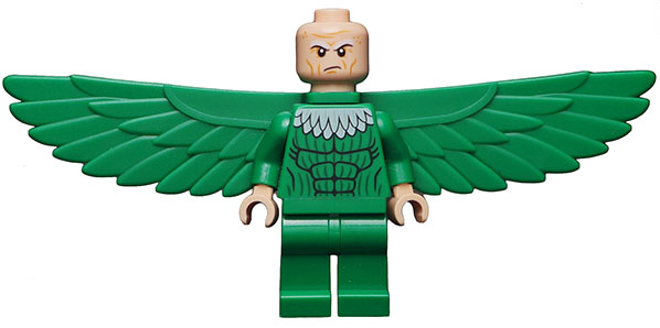 LEGO® Minifigure - Vulture, Green Costume and Falcon Wings - Super Heroes - Spider-Man - sh0285