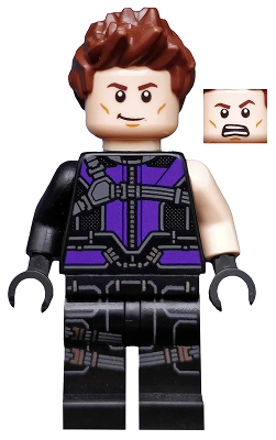 LEGO® Minifigure - Hawkeye - Black and Dark Purple Suit - Super Heroes - Captain America Civil War - sh0302