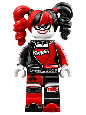LEGO® Minifigure - The LEGO Batman Movie - Harley Quinn, Pigtails, Black Eye Mask, Roller Skates - sh0306