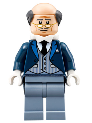 LEGO® Minifigure - The LEGO Batman Movie - Alfred Pennyworth - Pinstripe Vest - sh0313
