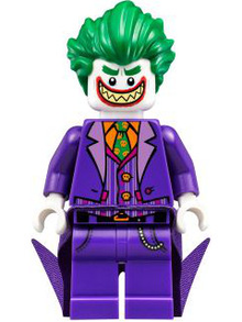 LEGO® Minifigure - Super Heroes : The Lego Batman Movie - The Joker - Long Coattails, Smile with Pointed Teeth Grin - sh0354