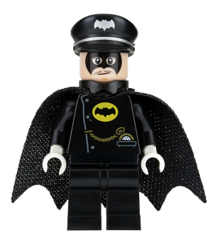 LEGO® Minifigure - THE LEGO® BATMAN MOVIE - Alfred Pennyworth Batsuit - sho424