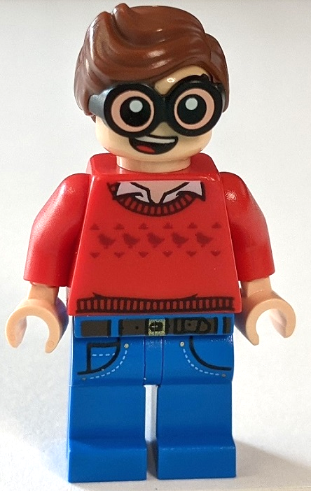 LEGO® Minifigure - The LEGO Batman Movie - Dick Grayson, Red Sweater with Dark Red Robins - sh0464