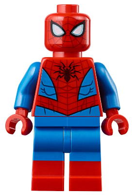 LEGO® Minifigure - Marvel™ Spider-Man™ - Metallic Light Blue Eye Highlights - sh0536