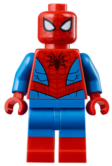 LEGO® Minifigure - Marvel™ Spider-Man™ - Metallic Light Blue Eye Highlights - sh0536