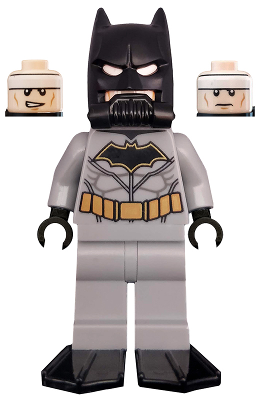 LEGO® Minifigure - DC Super Heroes™: Batman™ - Batman™ with Flippers and Scuba Mask - sh0559