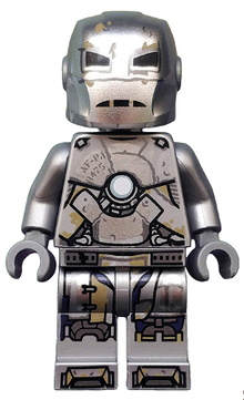 LEGO® Minifigure - Marvel™ Avengers: Endgame - Iron Man - Mark 1 Armor, Trans-Clear Head - sh0565