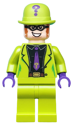 LEGO® Minifigure - Super Heroes: Batman II - The Riddler Lime Outfit - sh0593