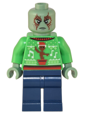 LEGO® Minifigure - Super Heroes : Guardians of the Galaxy - Drax - Holiday Sweater - sh0837