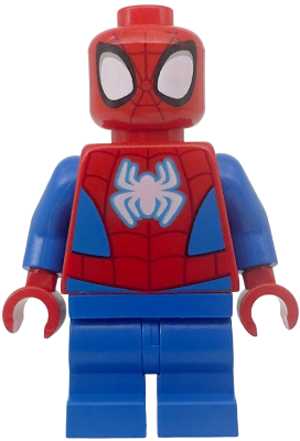 LEGO® Minifigure - Super Heroes: Spidey and his Amazing Friends - Spider-Man (Peter 'Spidey' Parker), Medium Legs, White Spider Logo - sh0866