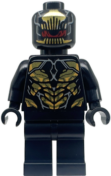 LEGO® Minifigure - Super Heroes: The Infinity Saga - Outrider - Torso with Short Dark Bluish Gray Tips at Neck - sh0872