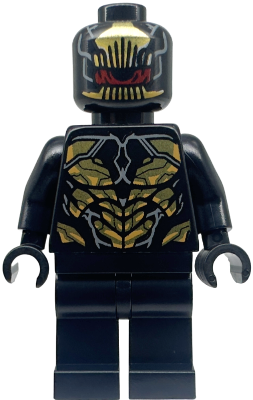LEGO® Minifigure - Super Heroes: The Infinity Saga - Outrider - Torso with Short Dark Bluish Gray Tips at Neck - sh0872