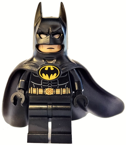 LEGO® Minifigure - Super Heroes: Batman - Batman, One Piece Cowl and Cape with Simple Bat Logo (1992) - sh0880