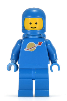 LEGO® Minifigure - Classic Space - Blue Astronaut with Air Tanks, Original head and helmet - sp004