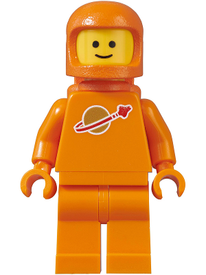 LEGO® Minifigure - Classic Space - Orange Astronaut with Air Tanks & Updated Helmet - sp130