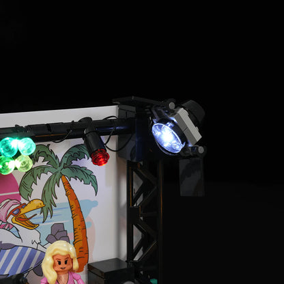Lumibricks® Surf Shop Coast Club — Modular Building with LED Lights — 20004 — 1752 Piece Building Set