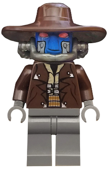 LEGO® Minifigure - Star Wars : The Clone Wars - Cad Bane - Blue Head, Dark Bluish Gray Legs - sw0285
