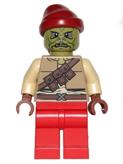 LEGO® Minifigure - Star Wars : Episode 4/5/6 - Kithaba (Klatooinian Skiff Guard) - Dark Tan Vest - sw0397