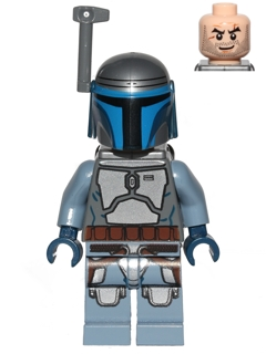 LEGO® Minifigure - Star Wars™ Episode 2 - Jango Fett - Light Nougat Head, Smile - sw0468