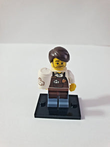 LEGO® Minifigure - The Lego Movie Series 1 CMF - with stand and accessories - Larry the Barista - tlm010
