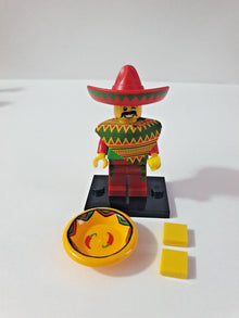 LEGO® Minifigure - The Lego Movie Series 1 CMF - with stand and accessories - Taco Tuesday Guy - tlm012