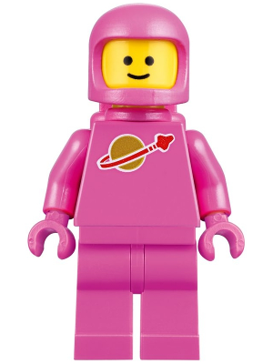 LEGO® Minifigure - Classic Space - Lenny, Dark Pink Astronaut with Air Tanks & Updated Helmet - tlm108