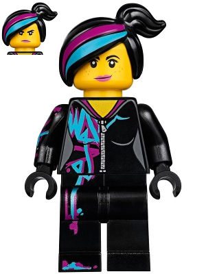 LEGO® Minifigure - The Lego Movie 2 - Lucy Wyldstyle with Magenta Lined Hoodie - tlm115