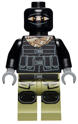 LEGO® Minifigure - Teenage Mutant Ninja Turtles - Foot Soldier - Tactical Gear, Balaclava (Movie Version) - tnt043