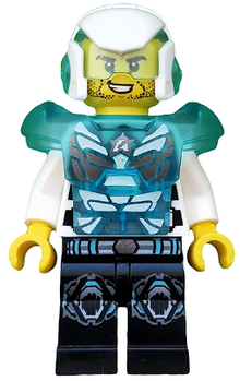LEGO® Minifigure - Ultra Agents - Agent Jack Fury - Helmet and Shoulder Armor - uagt024