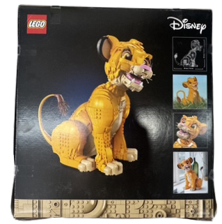 LEGO® Disney - The Lion King™ Young Simba - 43247 Box 1 - 1445 Piece Building Set *** DAMAGED BOX ***