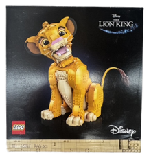 LEGO® Disney - The Lion King™ Young Simba - 43247 Box 2 - 1445 Piece Building Set *** DAMAGED BOX ***