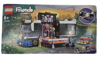 LEGO® Friends - Pop Star Music Tour Bus - 42619 - 845 Piece Building Set *** DAMAGED BOX ***